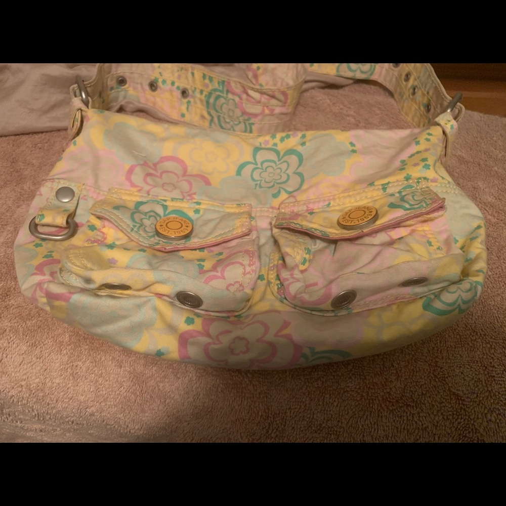 Gap Yellow flowered purse